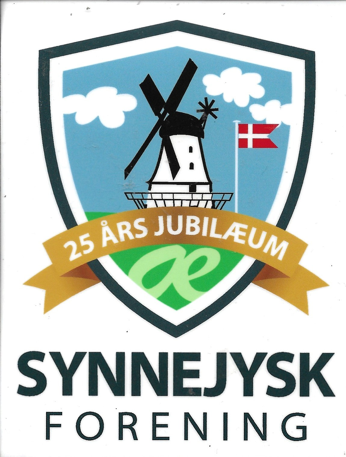 Magnet med Æ Synnejysk Forenings logo 25. års jubilæum